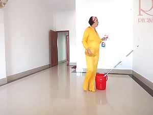 Maid Cleans Office Space. Maid Without Panties. Hall C 2 Timer